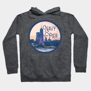 Navy Pier Decal Hoodie